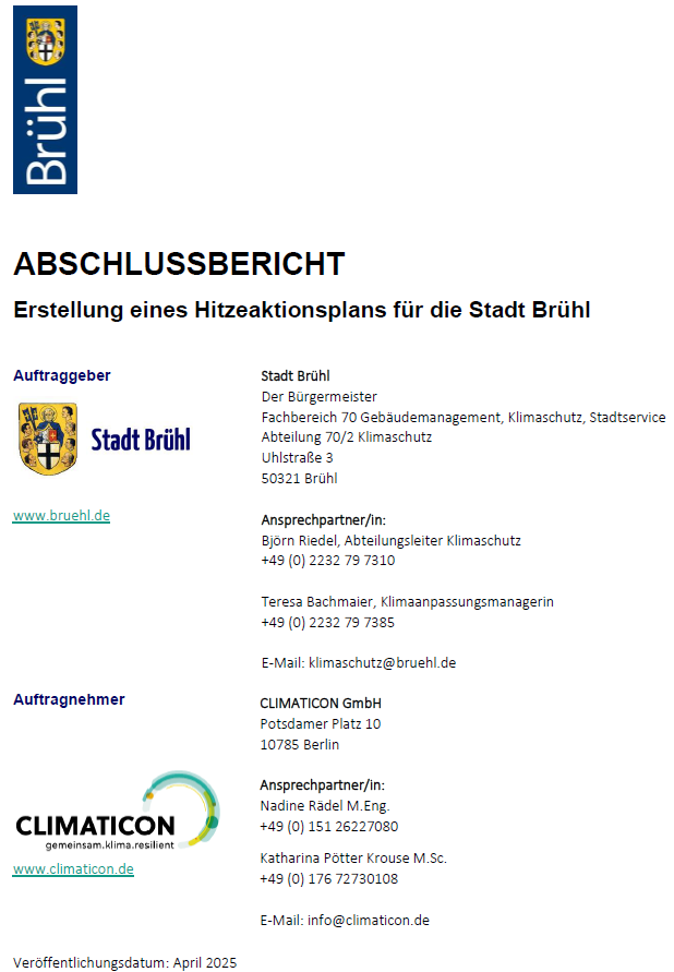 Titelbild - Abschlussbericht HAP