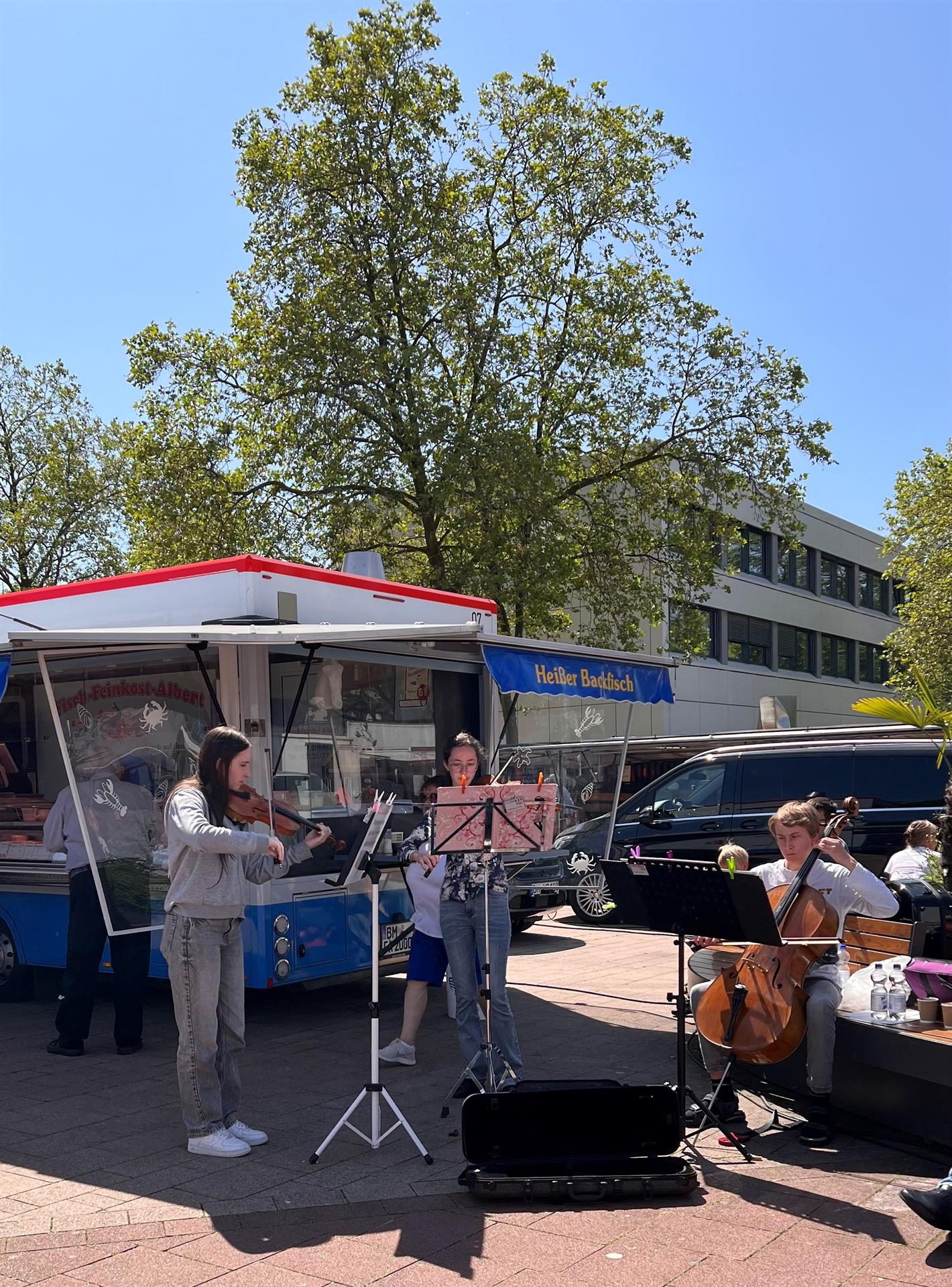 Musik auf dem Balthasar-Neumann-Platz