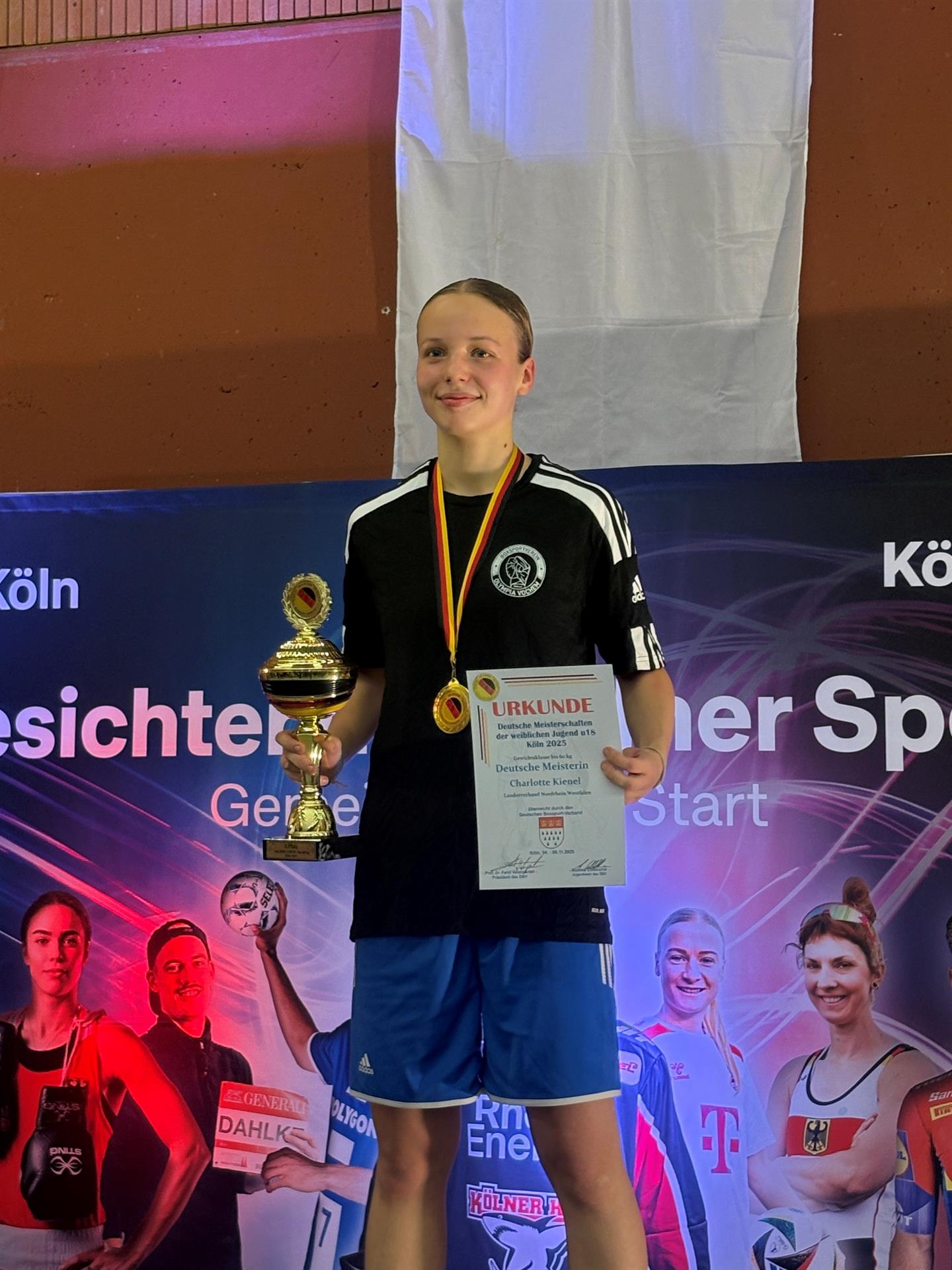 Siegerehrung Charlotte Kienel